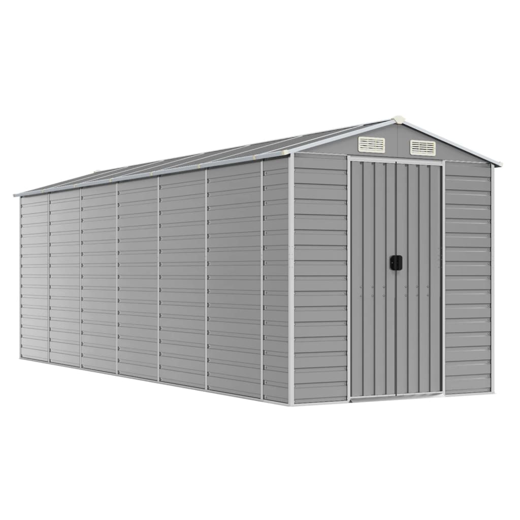Light Grey arden Shed Galvanised Steel