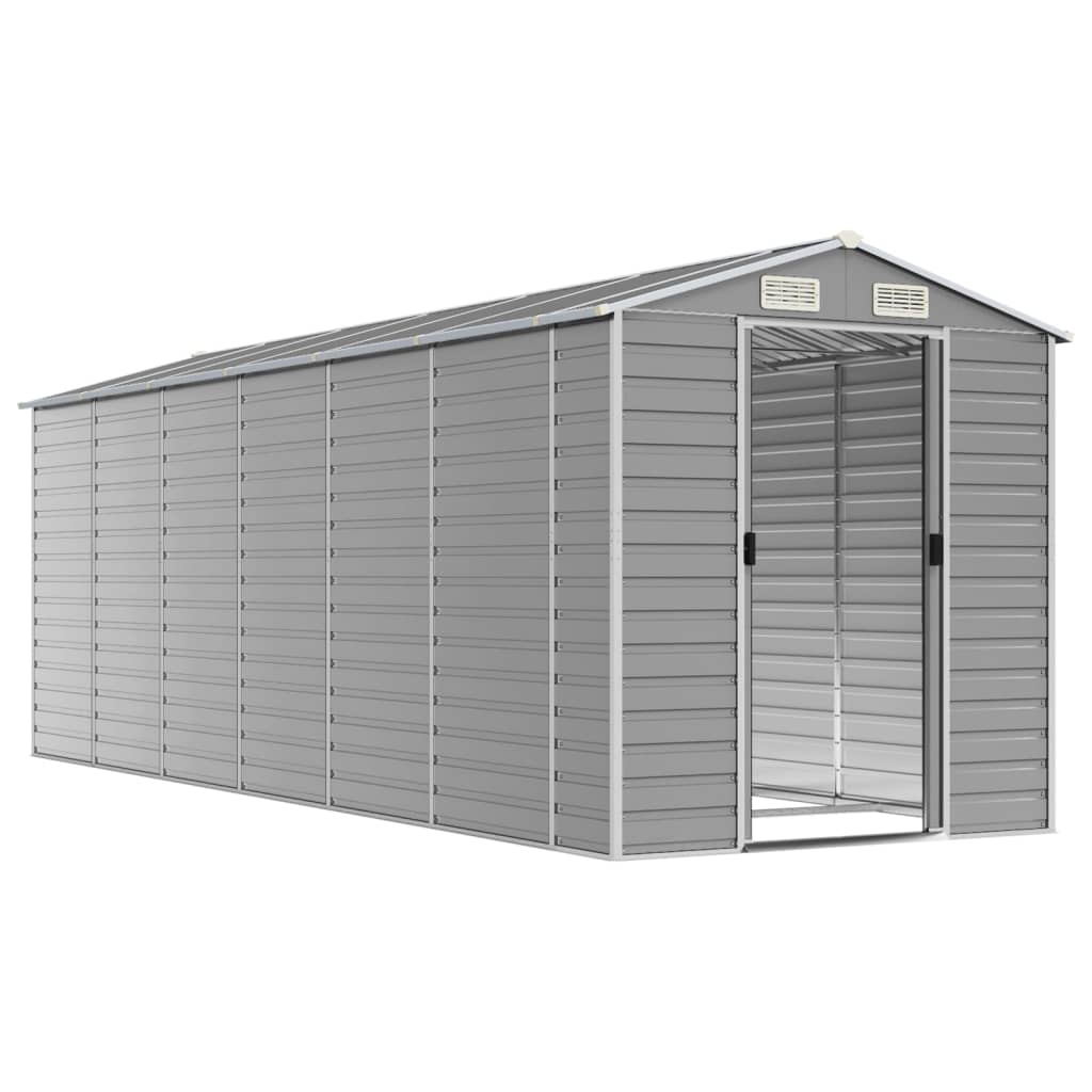Light Grey arden Shed Galvanised Steel