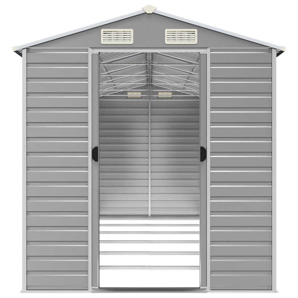 Light Grey arden Shed Galvanised Steel