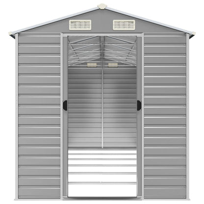 Light Grey arden Shed Galvanised Steel