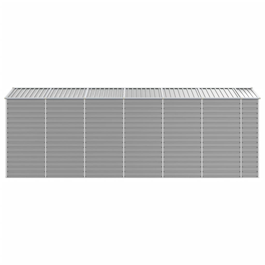 Light Grey arden Shed Galvanised Steel