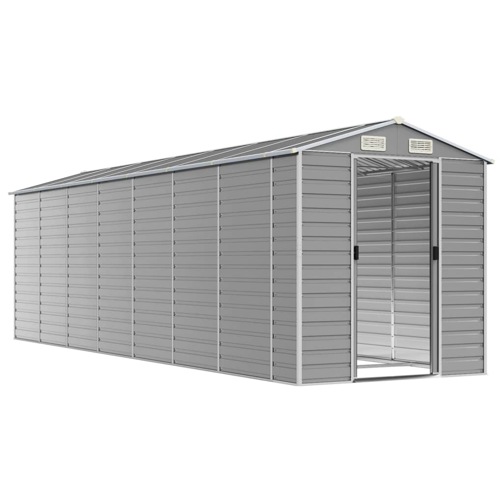 Light Grey arden Shed Galvanised Steel