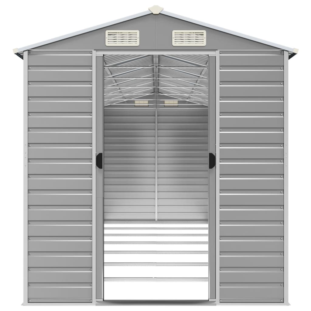 Light Grey arden Shed Galvanised Steel