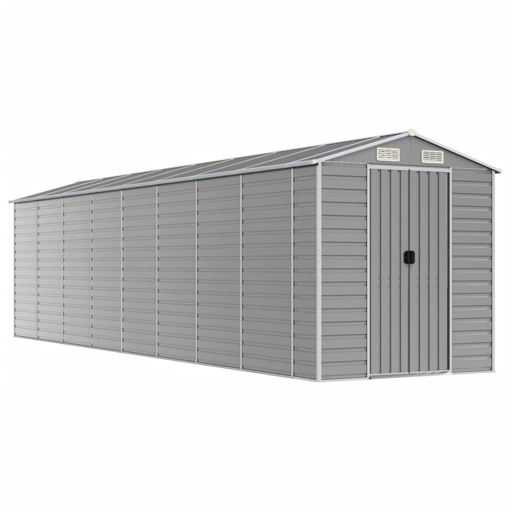 Light Grey arden Shed Galvanised Steel