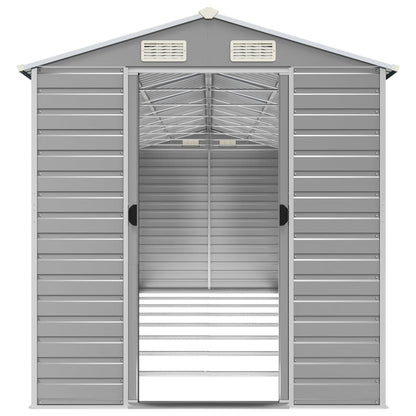 Light Grey arden Shed Galvanised Steel