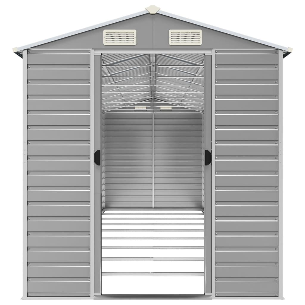 Light Grey arden Shed Galvanised Steel
