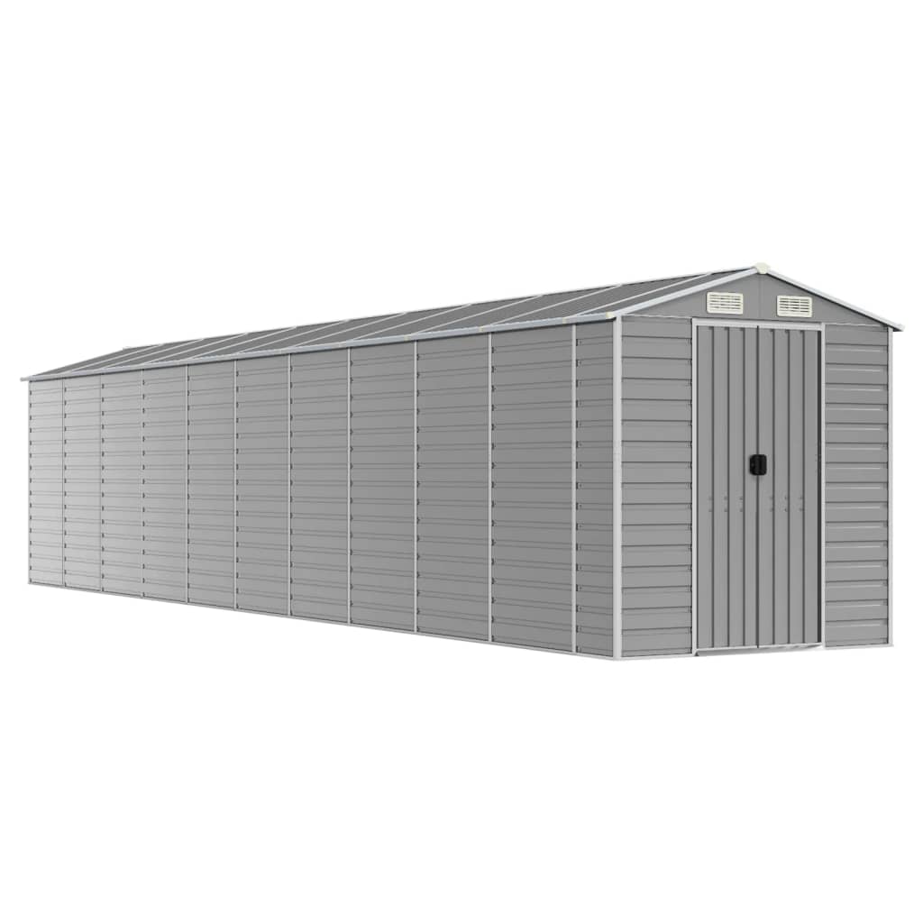 Light Grey arden Shed Galvanised Steel
