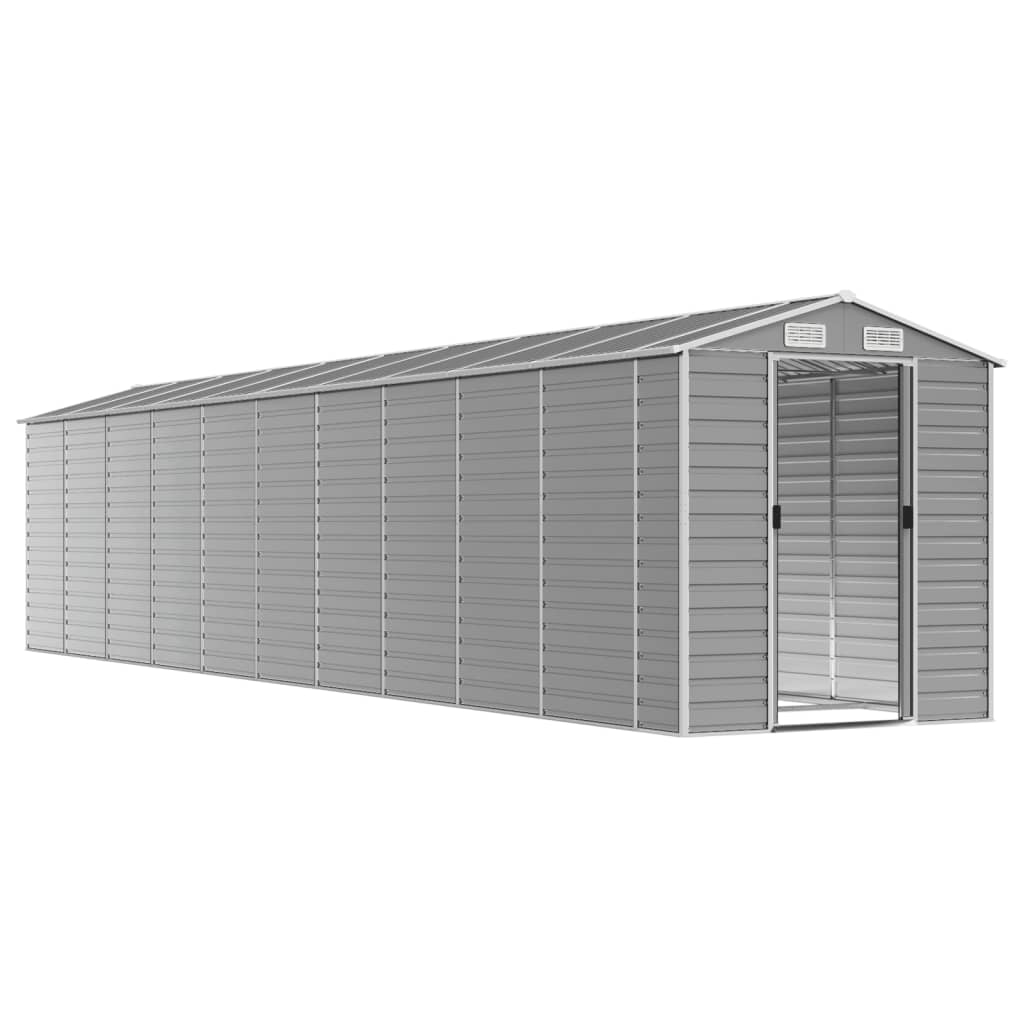 Light Grey arden Shed Galvanised Steel