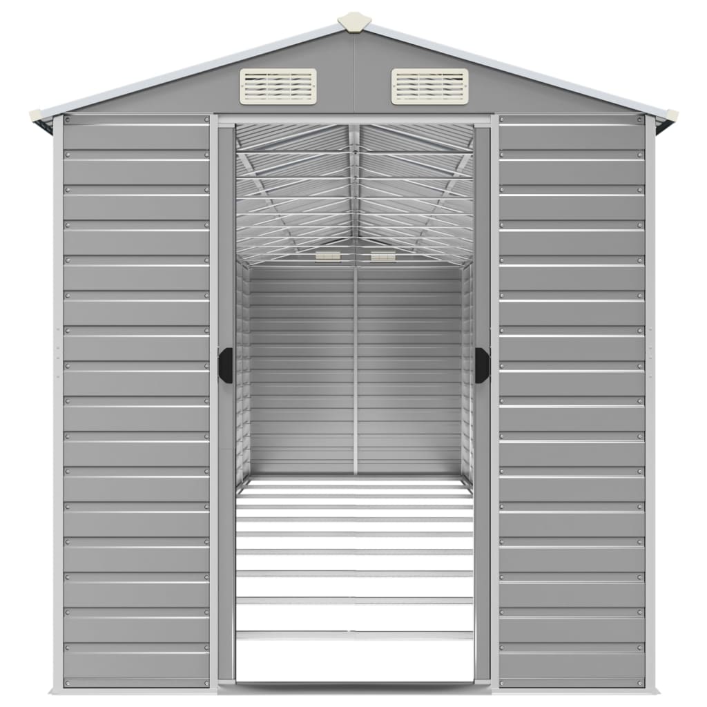 Light Grey arden Shed Galvanised Steel