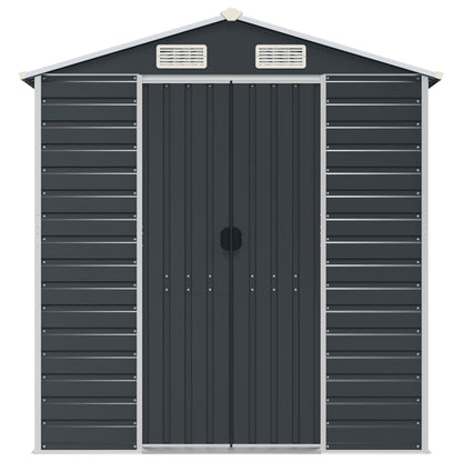 Elegance: Brown Galvanised Steel Garden Shed for Stylish and Durable