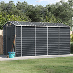 Elegance: Brown Galvanised Steel Garden Shed for Stylish and Durable