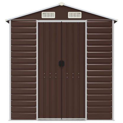 Light Grey Galvanised Steel Garden Shed for Stylish and Durable