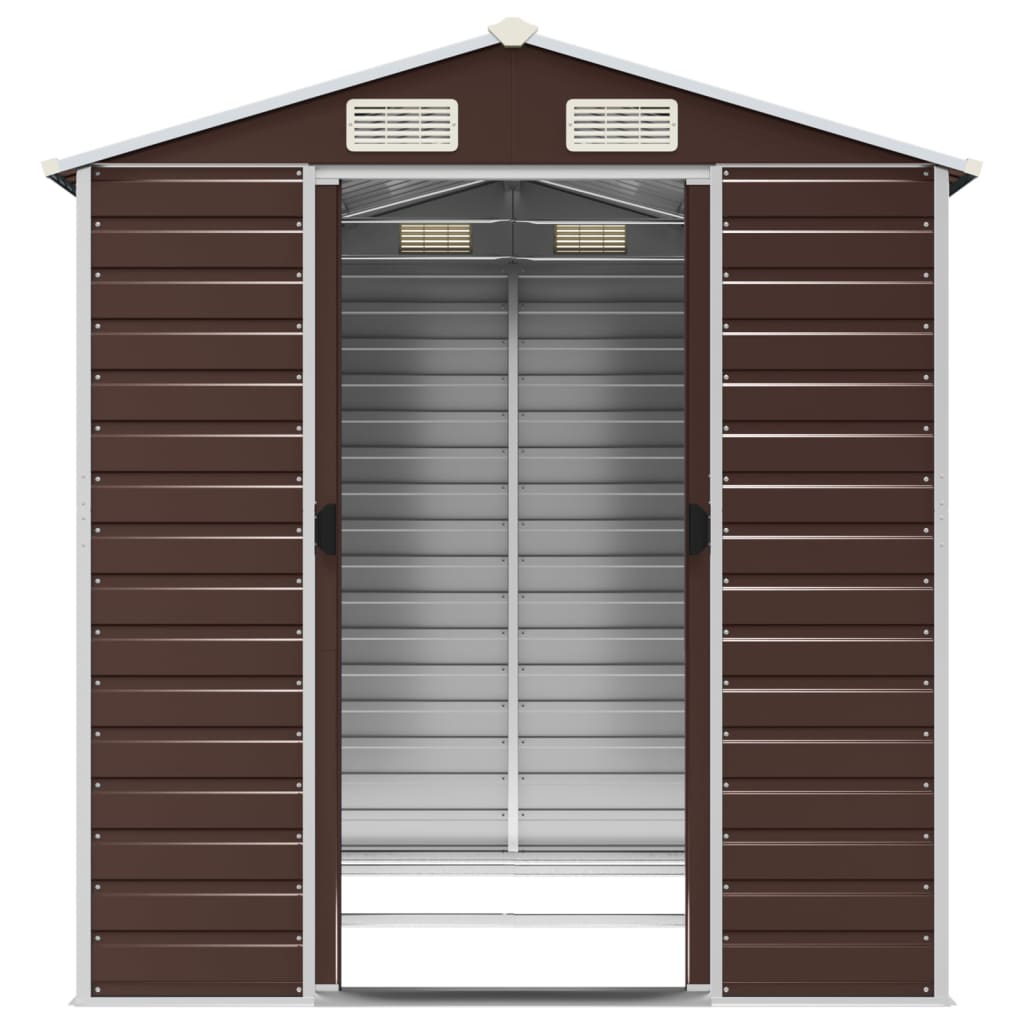 Garden Shed Green  Galvanised Steel