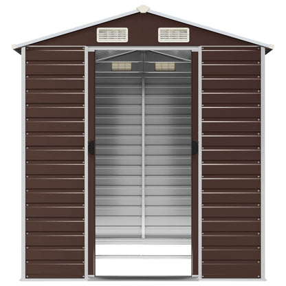 Garden Shed Green  Galvanised Steel