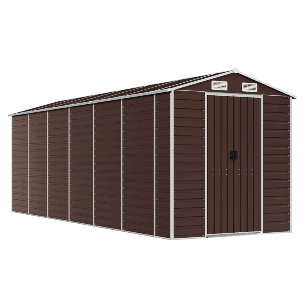 Light Grey arden Shed Galvanised Steel