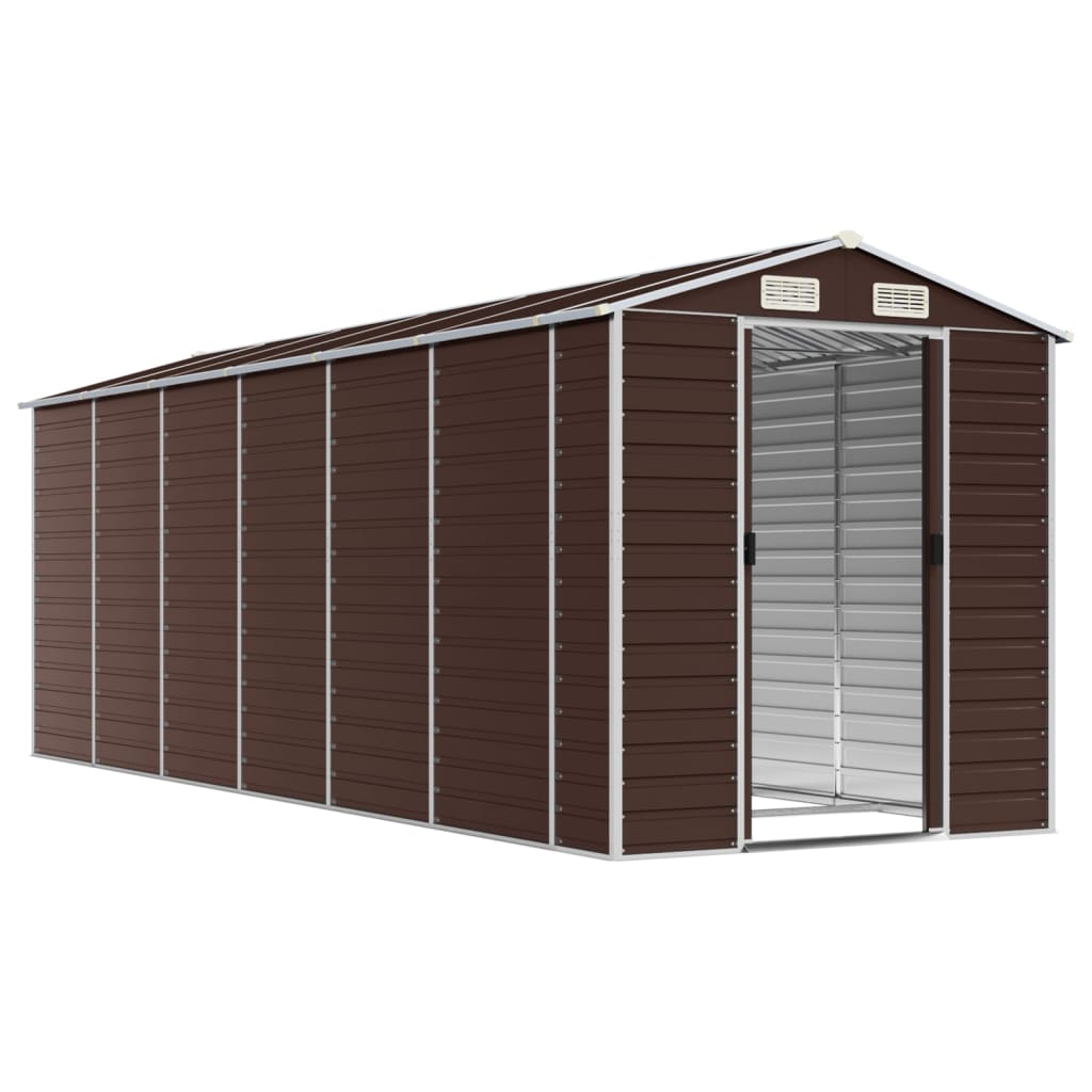 Light Grey arden Shed Galvanised Steel