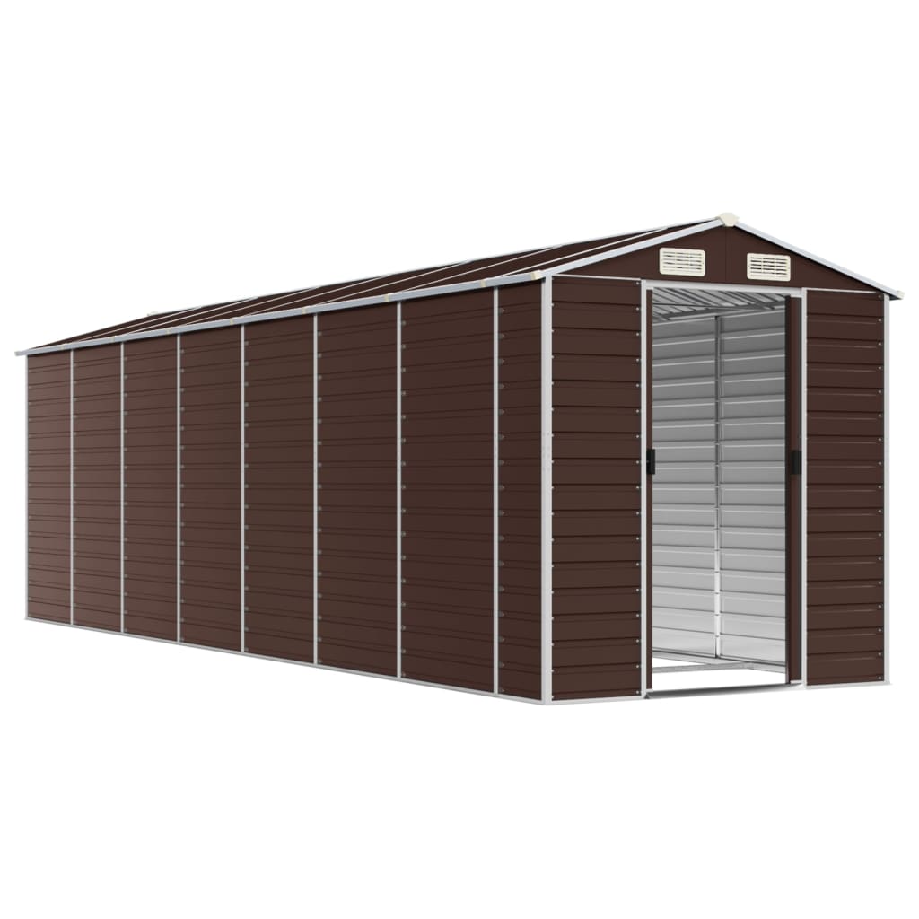 Light Grey arden Shed Galvanised Steel