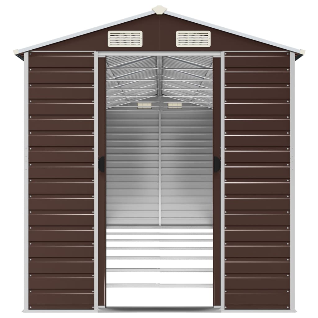 Light Grey arden Shed Galvanised Steel