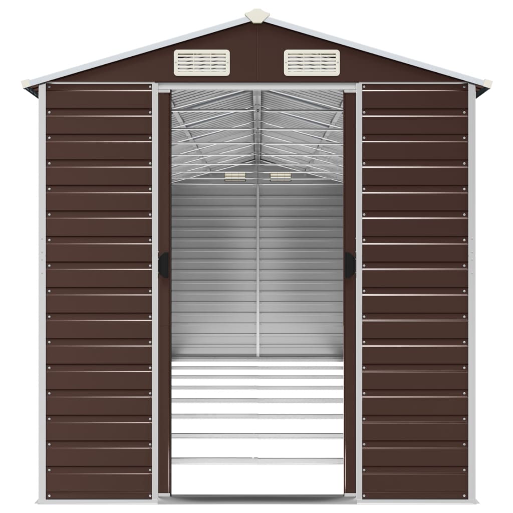 Light Grey arden Shed Galvanised Steel