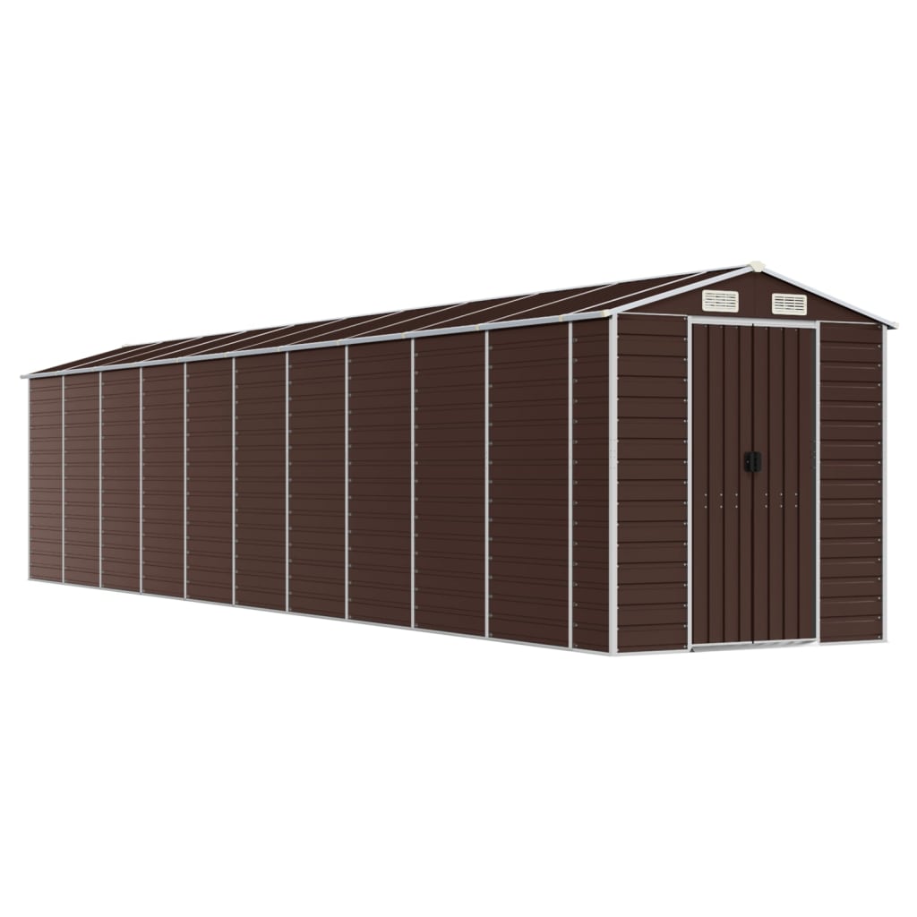 Light Grey arden Shed Galvanised Steel