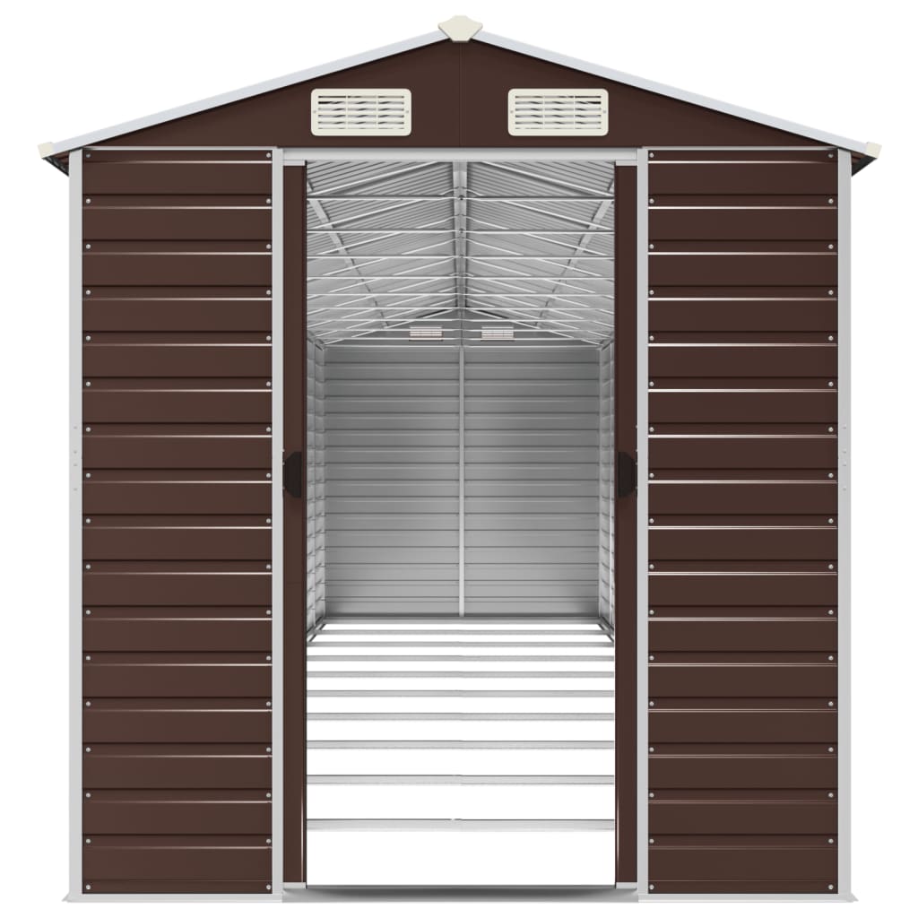 Light Grey arden Shed Galvanised Steel
