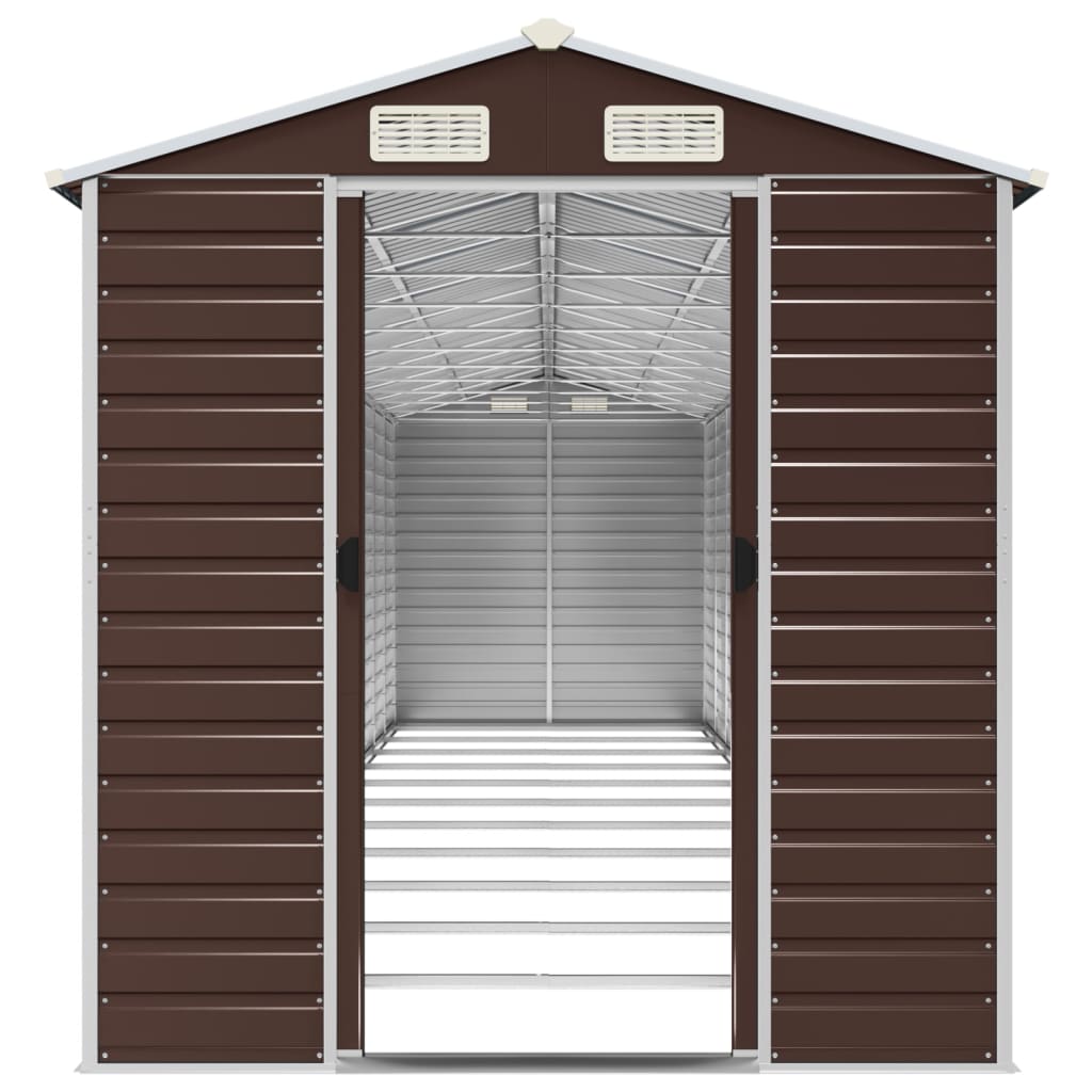 Light Grey arden Shed Galvanised Steel