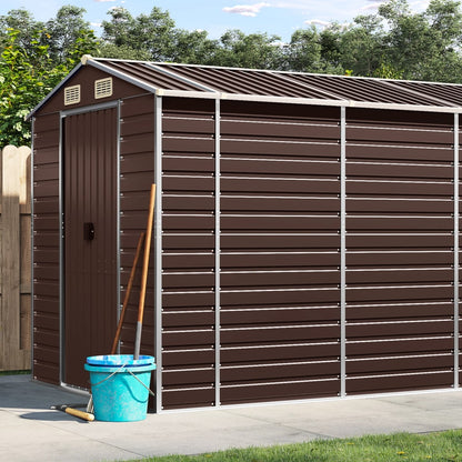 Light Grey arden Shed Galvanised Steel