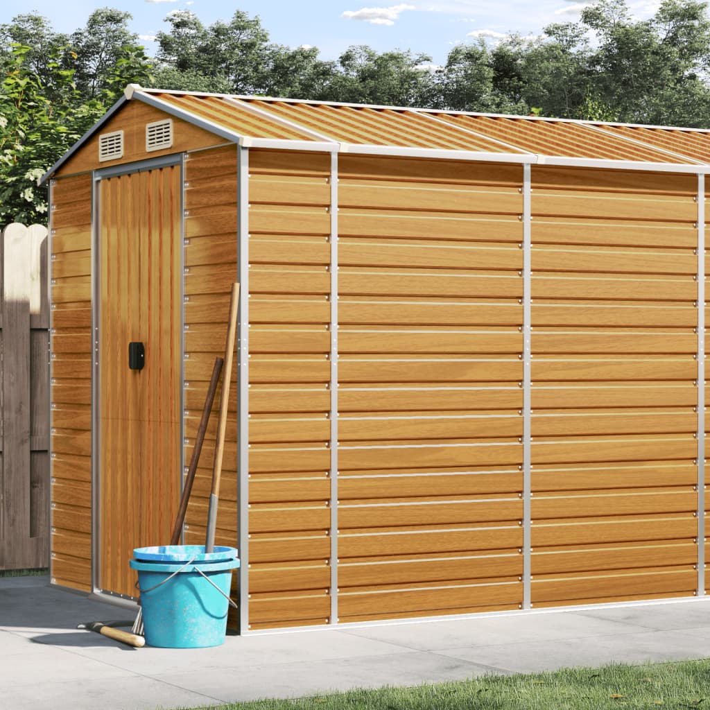 Light Grey arden Shed Galvanised Steel