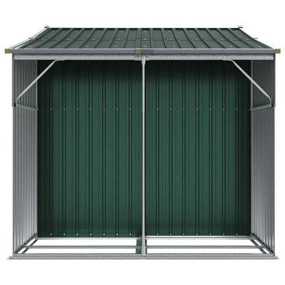 Garden Shed Galvanised Steel Green