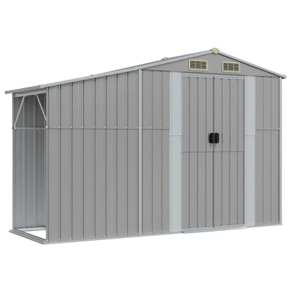 Garden Shed Galvanised Steel Green