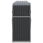 Galvanised Steel Log Holder 3m Anthracite | HomeAndLiving