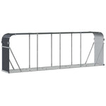 Galvanised Steel Log Holder 3m Anthracite | HomeAndLiving
