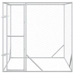 Galvanised Steel Dog Kennel 2x2x2m Outdoor | HomeAndLiving