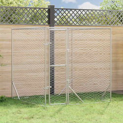 Galvanised Steel Dog Kennel 2x2x2m Outdoor | HomeAndLiving