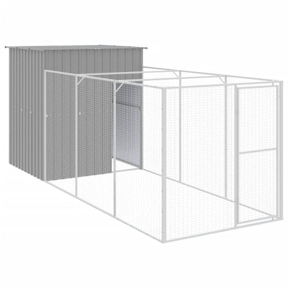 Galvanised Steel Dog House Run Kennel | HomeAndLiving