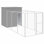 Galvanised Steel Dog House Run Kennel | HomeAndLiving