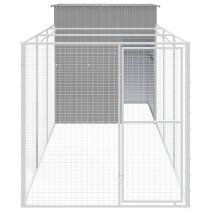 Galvanised Steel Dog House Run Kennel | HomeAndLiving