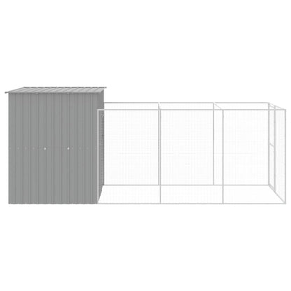 Galvanised Steel Dog House Run Kennel | HomeAndLiving