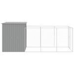 Galvanised Steel Dog House Run Kennel | HomeAndLiving