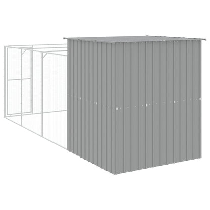 Galvanised Steel Dog House Run Kennel | HomeAndLiving