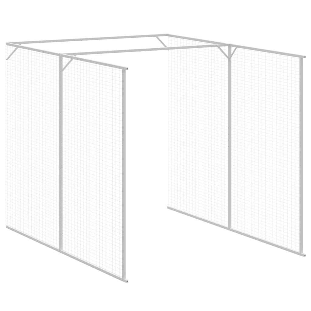 Galvanised Steel Dog House Run Kennel | HomeAndLiving