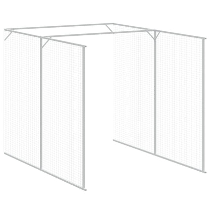 Galvanised Steel Dog House Run Kennel | HomeAndLiving