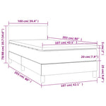 Black Box Spring Bed with Pocket Spring Mattress Faux Leather Headboard