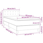 Black Faux Leather Box Spring Bed with Pocket Spring Mattress