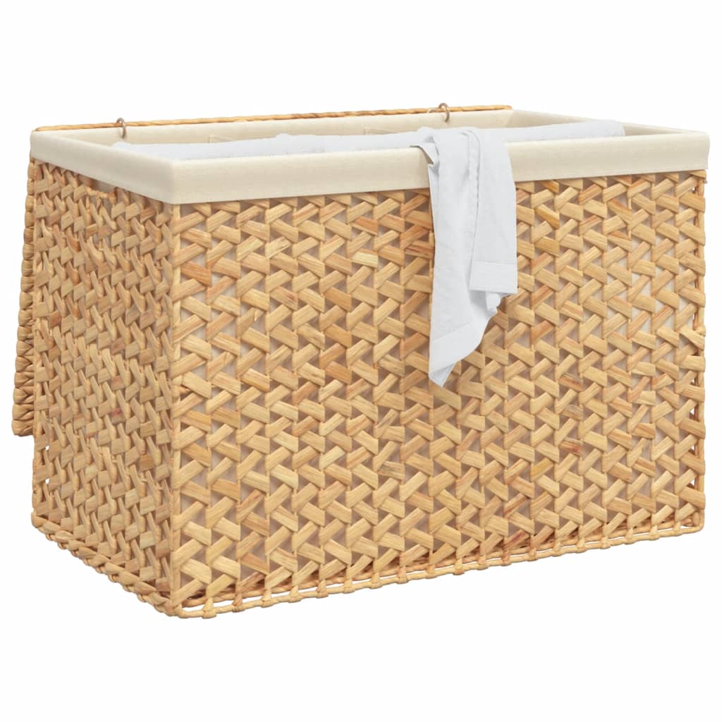 Water Hyacinth Laundry Basket 3 Section | HomeAndLiving