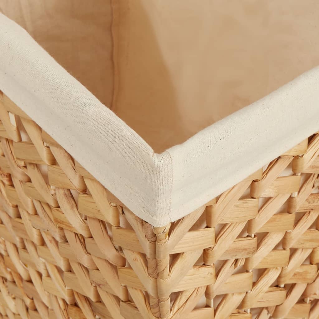 Water Hyacinth Laundry Basket 3 Section | HomeAndLiving