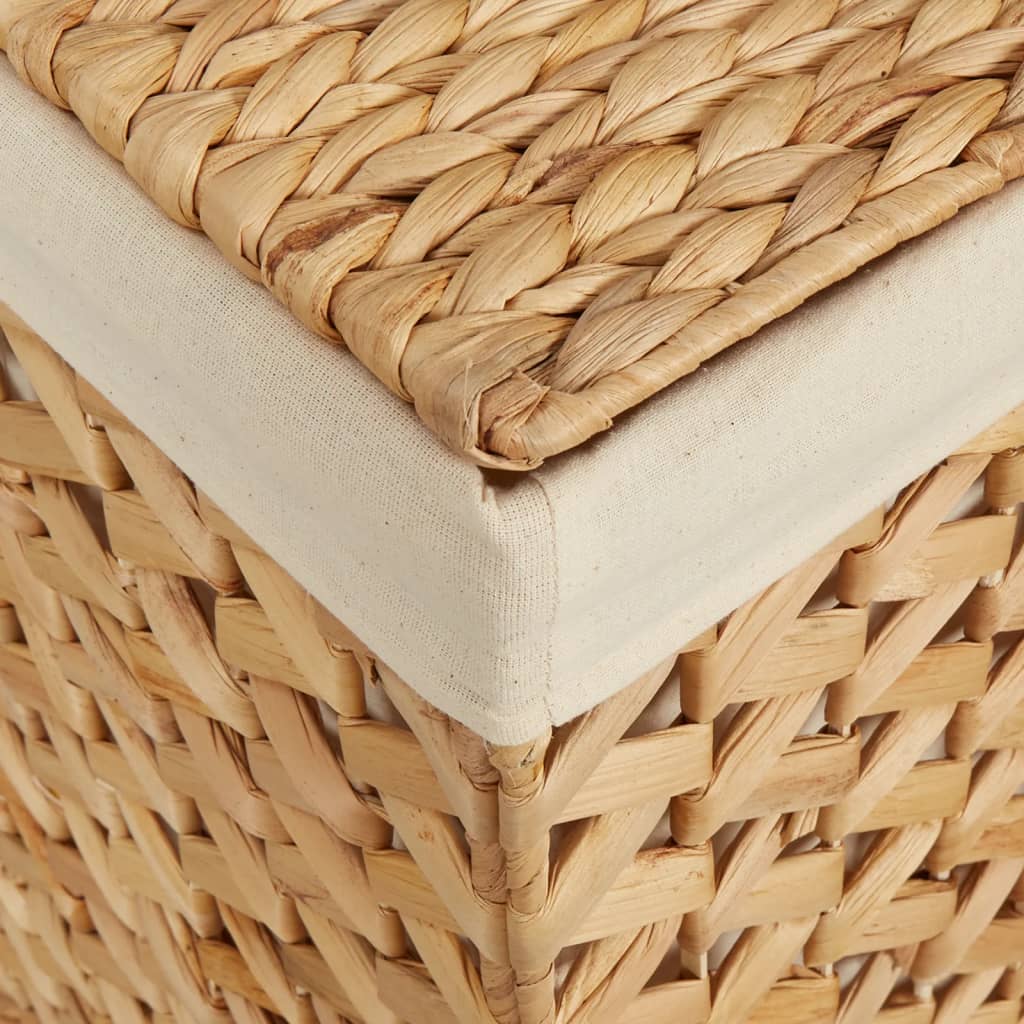 Water Hyacinth Laundry Basket 3 Section | HomeAndLiving