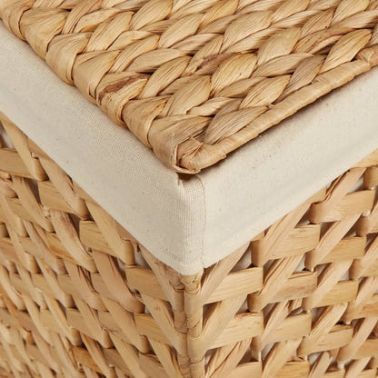 Water Hyacinth Laundry Basket 3 Section | HomeAndLiving
