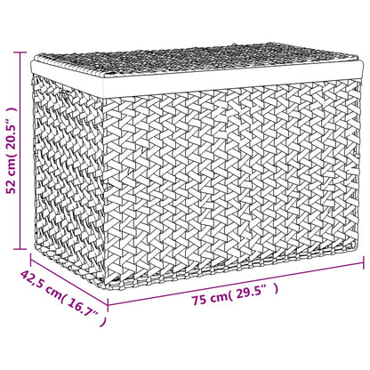 Water Hyacinth Laundry Basket 3 Section | HomeAndLiving
