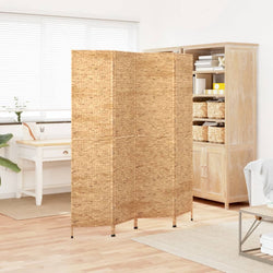 Room Divider 4-Panel Water Hyacinth